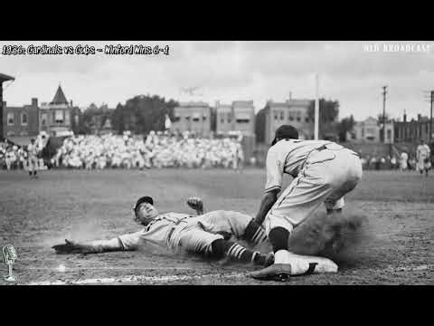 1936: Cardinals vs Cubs – Winford Wins 6-1 (WCFL) (Full Broadcast)