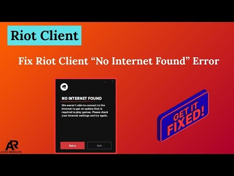 Fix Riot Client “No Internet Found” Error (2026 Guide)