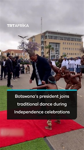 Botswana's President Joins Traditional Dance During Independence Celebrations #africannews