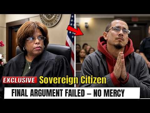 Sovereign Citizen Makes Final Argument — Judge SHUTS It Down — NO MERCY