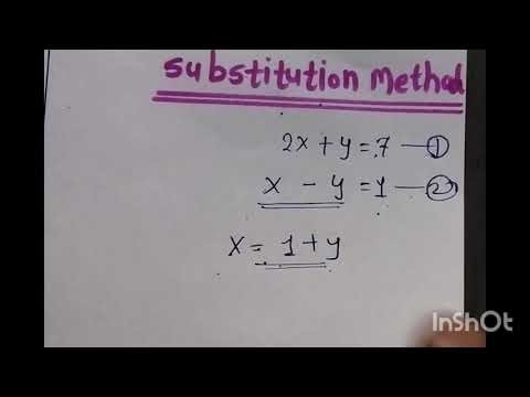 substitution Method class 10|Substitution Method, Class 10 maths, math tricks, solve equations