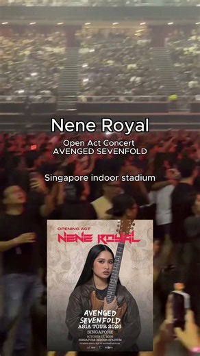 Nene Royal Agt Winner 2026 Open Act Concert AVENGED SEVENFOLD in Singapore !!
