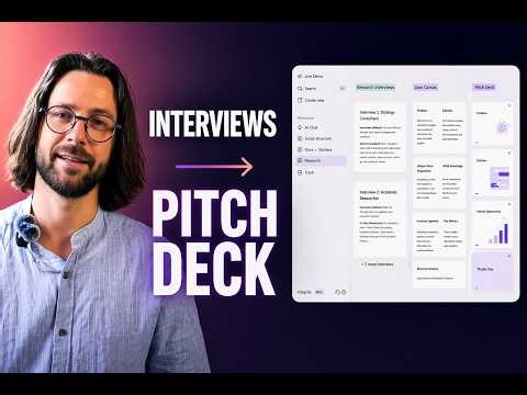 How I Turned Customer Interviews Into a Pitch Deck Using AI
