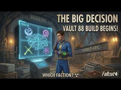 THE BIG DECISION. ☢️ Factions & Vault 88 Build | Fallout 4