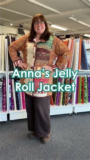 Sew a quilted jacket using your favourite Jelly Roll!