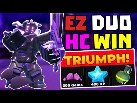 DUO New Hardcore Triumph + Full Guide | TDS Tower Defense Simulator