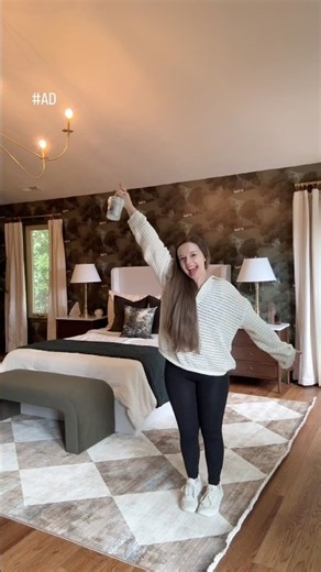 #ad I completely transformed by primary bedroom with the help of @lowes #lowespartner #lowesproject