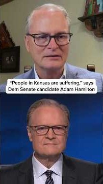 'People in Kansas are suffering,’ says Democratic Senate candidate Adam Hamilton