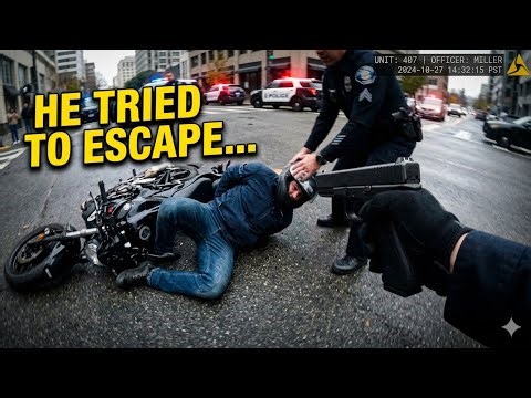 7 Insane Motorcycle Police Chases That Ended BADLY…
