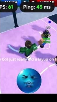 BRO THOUGHT I MISSED 😭🏀 | Basketball Legends #BasketballLegends #Roblox #Shorts #Basketball#Gaming