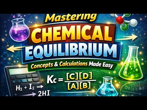 Mastering Chemical Equilibrium: Concepts & Calculations Made Easy