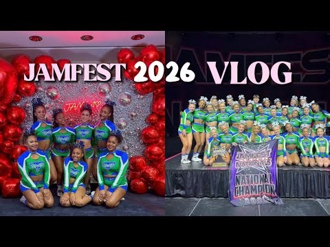 • cheer comp weekend vlog 🩷 | jamfest + grwm + competition