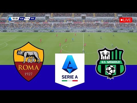 🔴LIVE Serie A - Round 20 - AS Roma vs Sassuolo - Live Score & Commentary Gameplay
