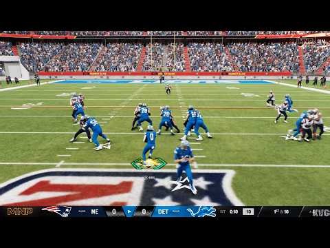 Madden NFL 27 - New England Patriots vs Detroit Lions - Gameplay (PS5 UHD) [4K60FPS]