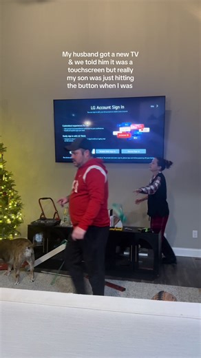 The internet finally bullied him into getting a bigger TV | touch screen tv