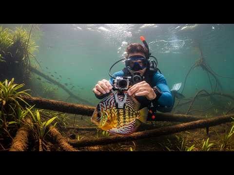 Discus Fish POV 🐠 | Real Underwater Camera in Amazon River | Ultra-Realistic Freshwater Exploration