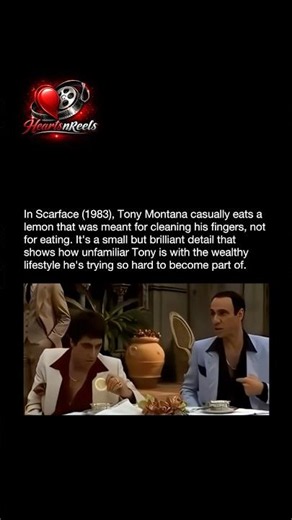 Tony Montana Eating the Lemon in Scarface (1983) Reveals a Detail Most People Completely Missed!