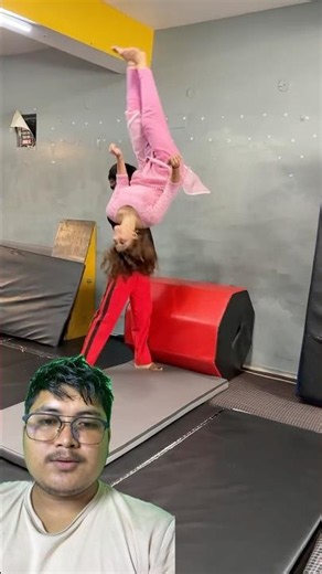 Gymnastic traning #trending #selfconfidence #gymnasticflips #backflip #girl #power #amazing #viral