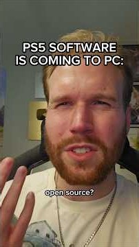 PS5 SOFTWARE IS COMING TO PC #shorts