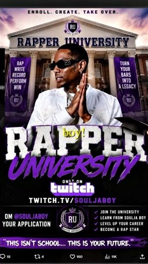 😭💀 Soulja Boy copied Streamer University