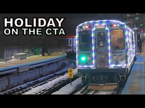 Christmas Special: We Rode the CTA Holiday Train in Chicago