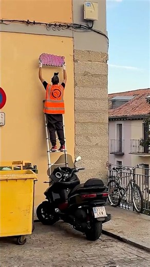 I Create Mirror Graffiti Worth $280 Each and Put It Up in the Street