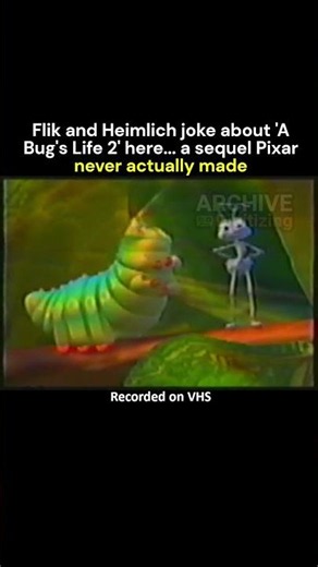 The Toy Story 2 blooper that crossed over with A Bug's Life 🐛 #shorts