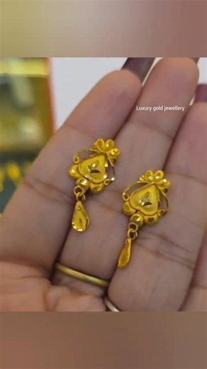 1 gram gold earrings tops designs for daily use #shorts #viralshorts #gold #earrings #topsdesigns