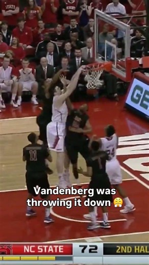 No one could stop him 😮‍💨 #ncstate #accbasketball #collegebasketball