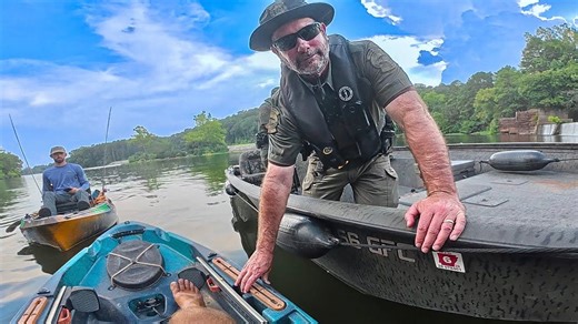Watch what happens when game wardens find us fishing