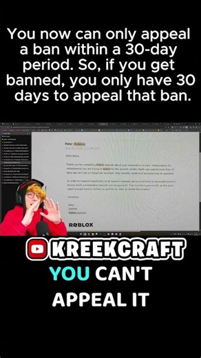 Roblox's Hidden Rule Destroys Account Appeal Chance