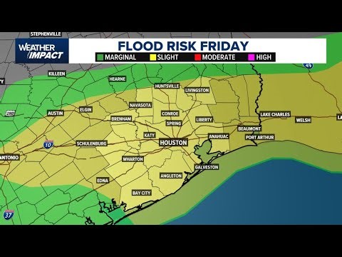 Weather Impact Alert: Get ready for possible flooding on Friday