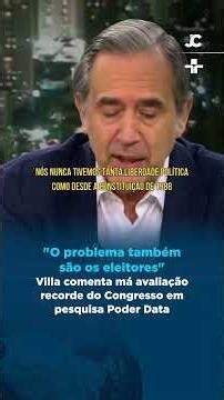 Villa comments on poor approval ratings of Congress: "The problem is also the voters" | #Shorts