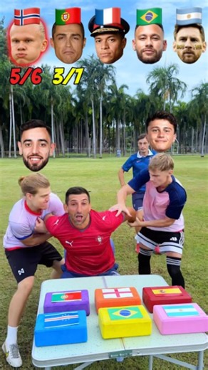 Footballers put their speed and agility to the ultimate test