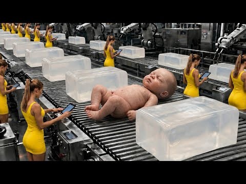 How Millions of Hyper-Realistic Silicone Babies Are Made (Fully Automated Factory)(Silicone baby 👶) 