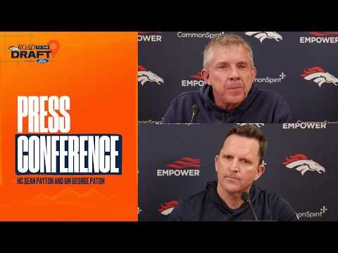 HC Sean Payton, GM George Paton address media ahead of 2026 NFL Draft