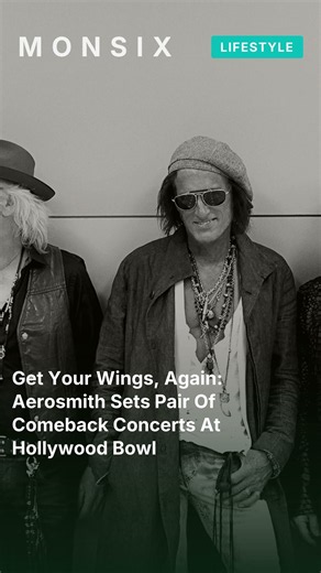 Get Your Wings, Again: Aerosmith Sets Pair Of Comeback Concerts At Hollywood Bowl #shorts