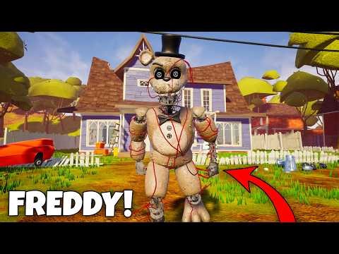 Teleporting Ignited Freddy in Hello Neighbor