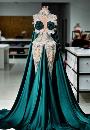 When elegance meets creativity, something extraordinary is born. ✨ #handmade #hautecouture #dress #fashion #tiktok