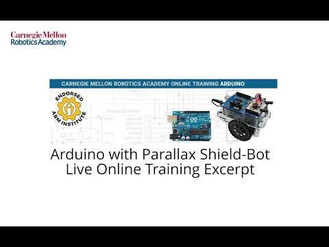 Carnegie Mellon Robotics Academy Arduino Live Online Training Excerpt