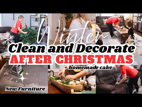 ✨️ AFTER CHRISTMAS RESET | WINTER CLEAN AND DECORATE | EXTREME CLEANING MOTIVATION | MarieLove