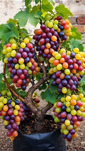 easy and fast method to propagate and grow grape trees #garden #nature #fruits #graft