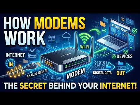 How Modems Work – Translating the Internet Into Something Your Home Can Use.