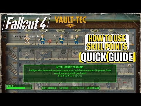 How to Level Up and Use Skill Points Fallout 4 Quick Guide