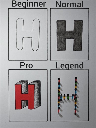 H letter drawing tutorial, next? | letters