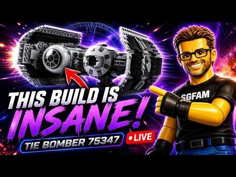 Building the LEGO TIE Bomber 75347 LIVE (Full Build)