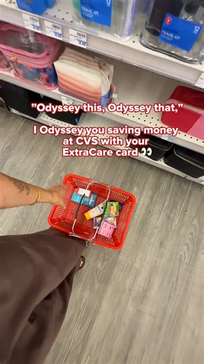 If you’re shopping at CVS and aren’t saving with your ExtraCare card, we gotta talk 👀 #cvs #cvspharmacy #theodyssey