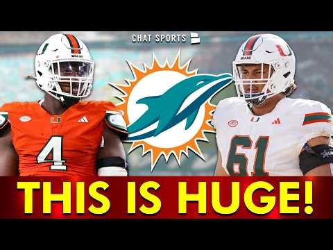The Miami Dolphins Just Got A DOUBLE DOSE Of NFL Draft Rumors