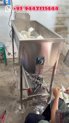 Idly Dosa Batter Mixing with Pouch filling machine Idly Dosa Batter Pouch filling Machine Coimbatore