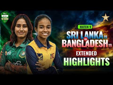 Full Match Highlights | Sri Lanka vs Bangladesh | Match 9 | Women U19 Tri-Nation Series 2026 | MZP1H